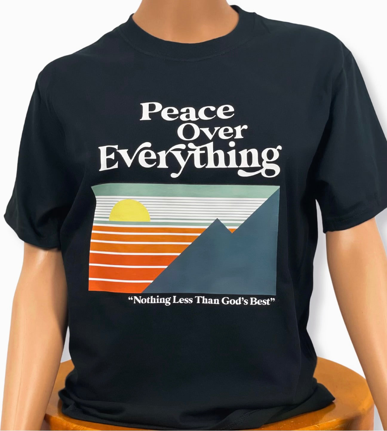 Peace Over Everything Short Sleeve T-Shirt